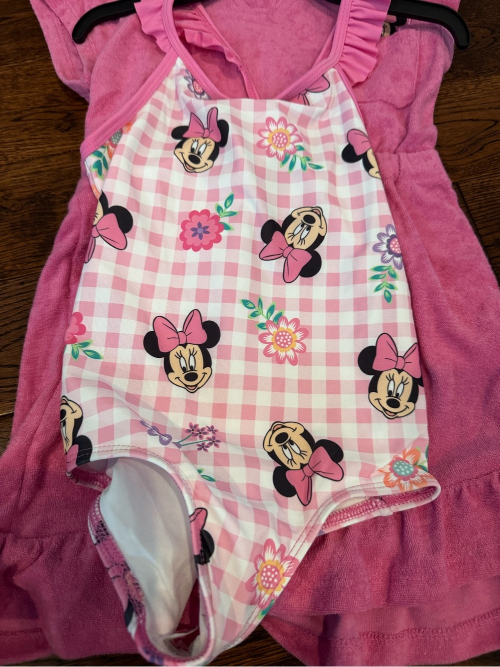 Kids Minnie Mouse One-piece Swimsuit